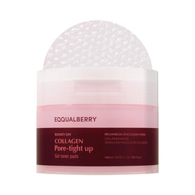 EQQUALBERRY front packaging jar showing gel pads and clear branding for easy shelf recognition