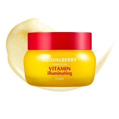 EQQUALBERRY front packaging showing brightening face cream and brand clarity