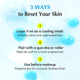 EQQUALBERRY application on hand illustrating fast absorption and non-sticky finish