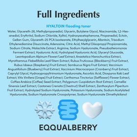 EQQUALBERRY bottle on bathroom shelf in lifestyle scene showing routine-ready use
