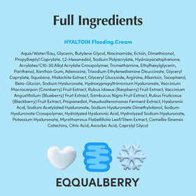 EQQUALBERRY lifestyle cooling moment portraying instant redness and puffiness relief