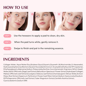 EQQUALBERRY pads on vanity in lifestyle setting conveying daily routine use and quick results