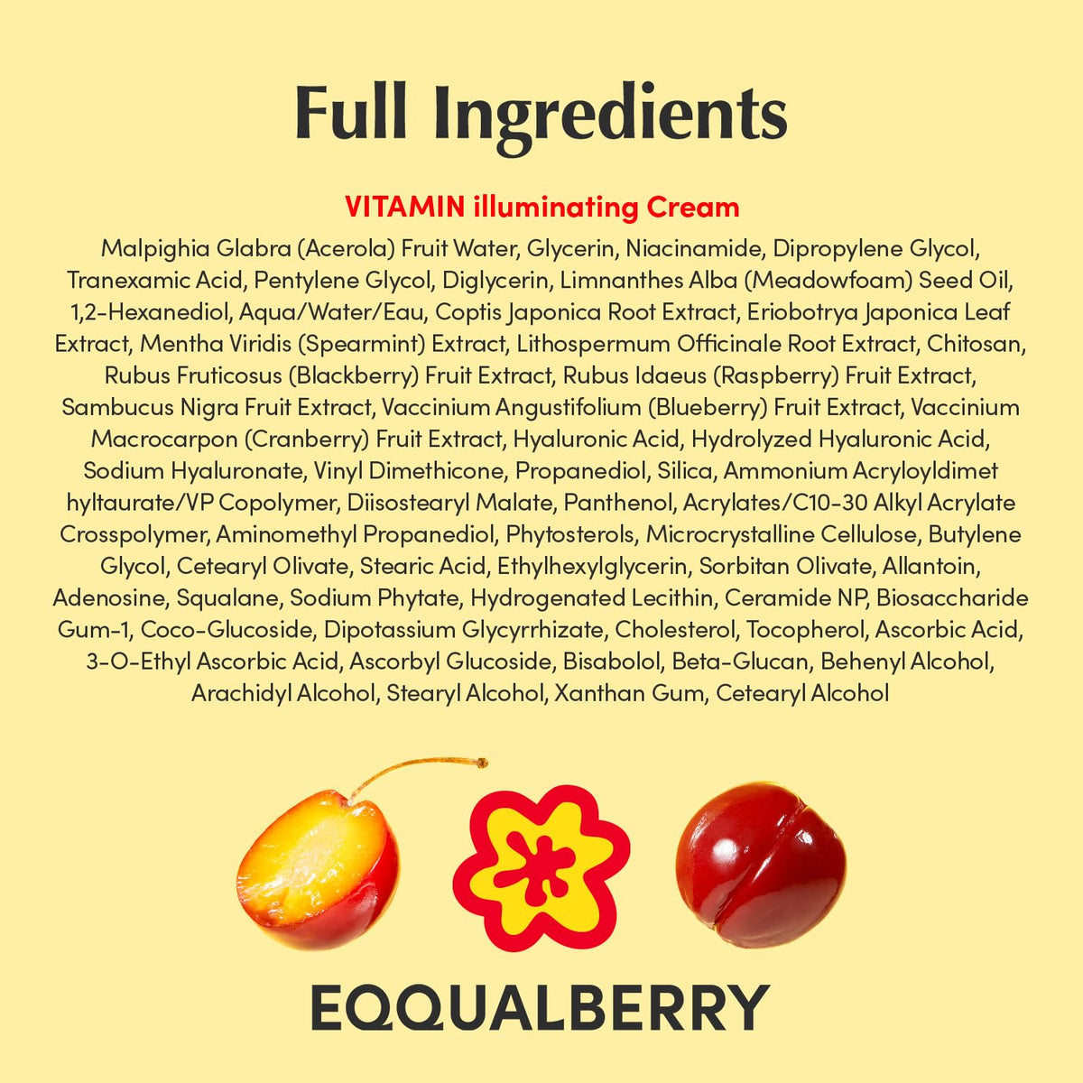 EQQUALBERRY jars styled on vanity to show everyday skincare integration