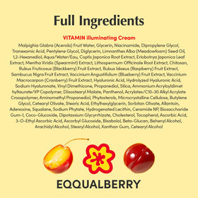 EQQUALBERRY jars styled on vanity to show everyday skincare integration