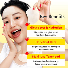 EQQUALBERRY pad soaked in serum-like essence for lightweight hydration