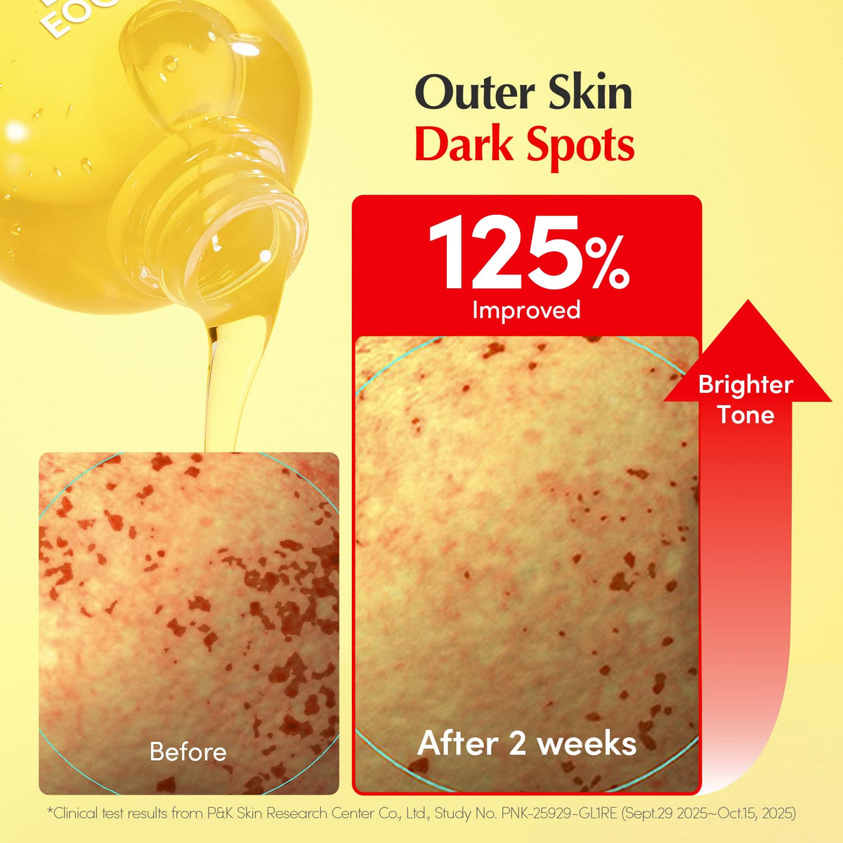 EQQUALBERRY toner texture pouring from bottle, demonstrates lightweight hydration