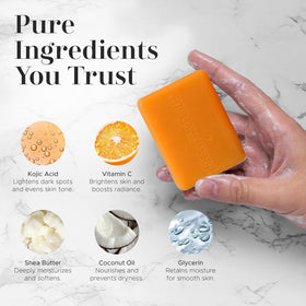 era of nature soap lather in hand demonstrating gentle cleansing benefit