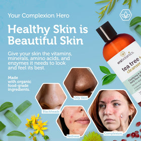 Era Organics pump dispensed into hand illustrating easy daily use