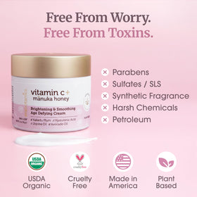 Era Organics product label and ingredients list showing clean formulation benefit