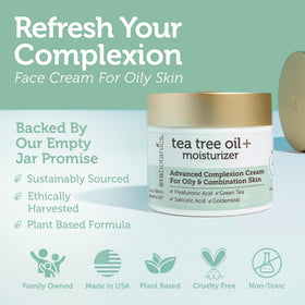 Era Organics jar outdoors with greenery suggesting natural ingredients and calm skin