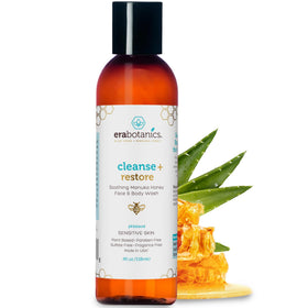 Era Organics front packaging showing bottle and label, clear soothing presentation
