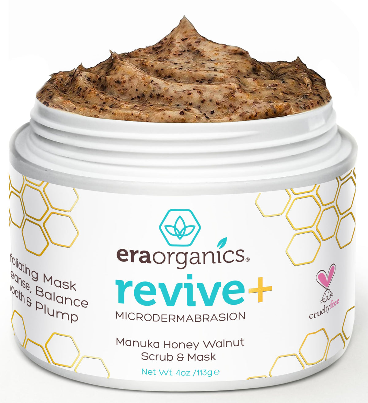 Era Organics jar front packaging showing product name and 4oz size for clarity
