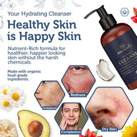 Era Organics pump dispensing cleanser illustrating easy, mess-free application