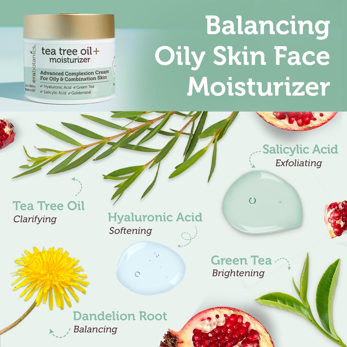 Era Organics texture close-up displaying smooth cream consistency and quick absorption