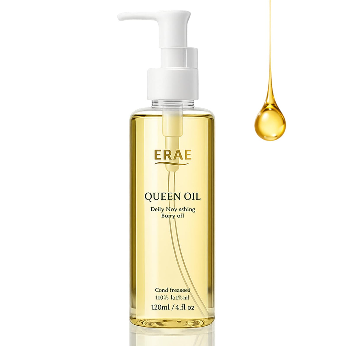 ERAE front bottle showing label and sleek 120ml design for easy use