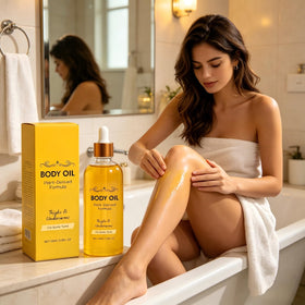 Erae Queen Oil arranged botanical ingredients highlighting natural plant benefits