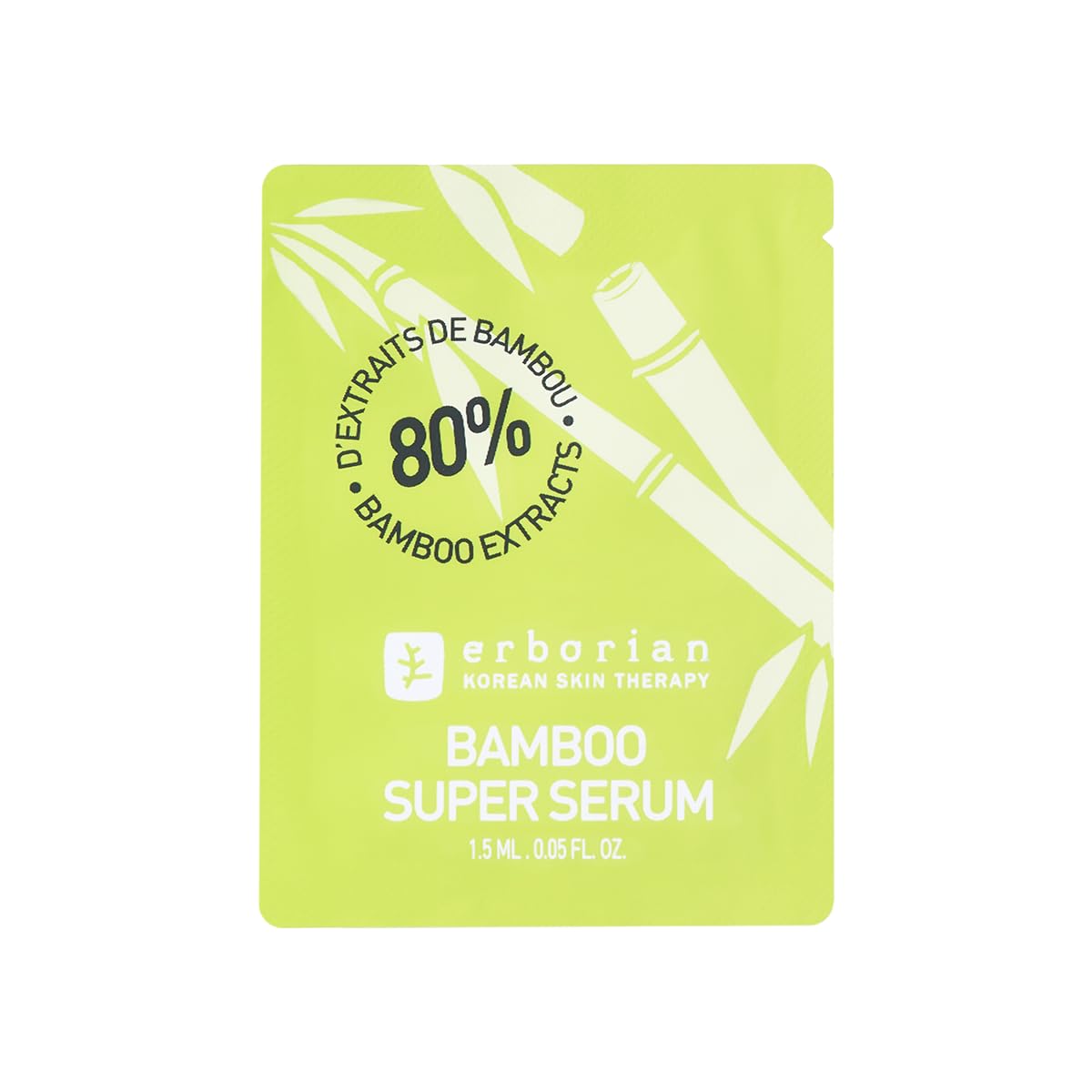 Erborian Bamboo Super Serum on bathroom shelf in routine setting promoting daily hydration