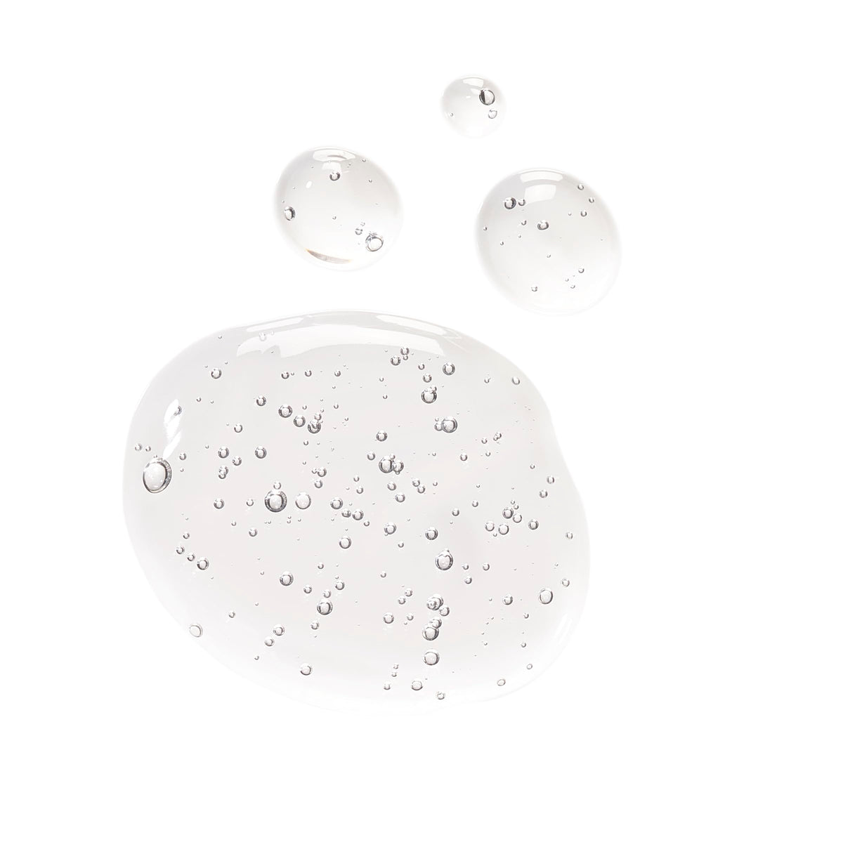 Erborian Bamboo Super Serum gel-to-water texture close-up highlighting fast absorption