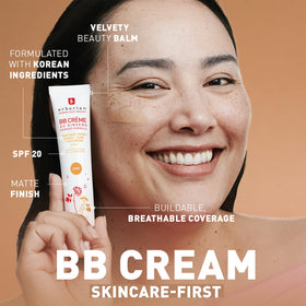Erborian BB Cream close-up texture shot highlighting smooth, blendable finish