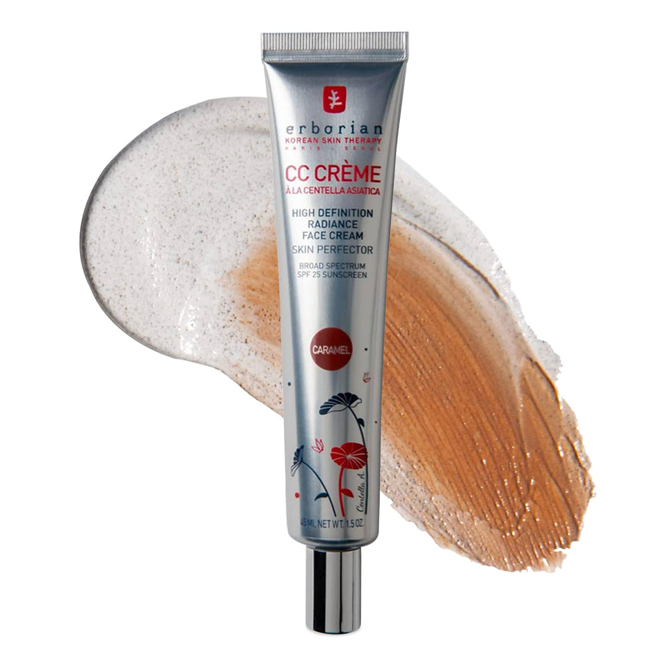 Erborian front packaging showing tube and brand, highlights lightweight coverage