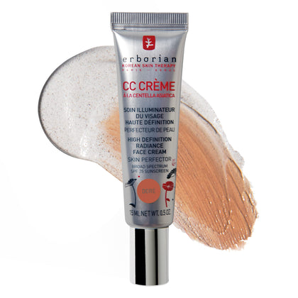 Erborian CC Cream Doré front packaging showing tube and branding for easy recognition