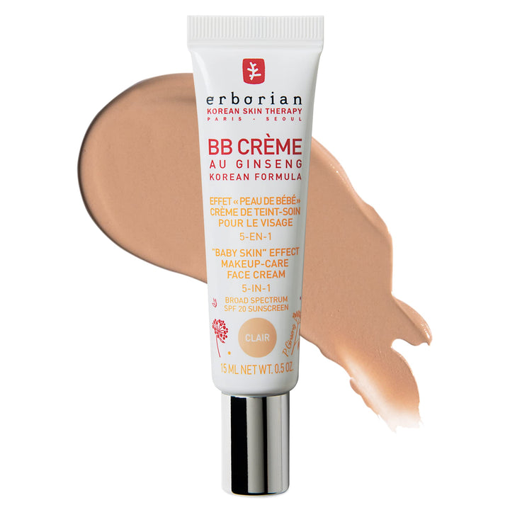 Erborian front packaging Clair showing tube and brand for easy identification