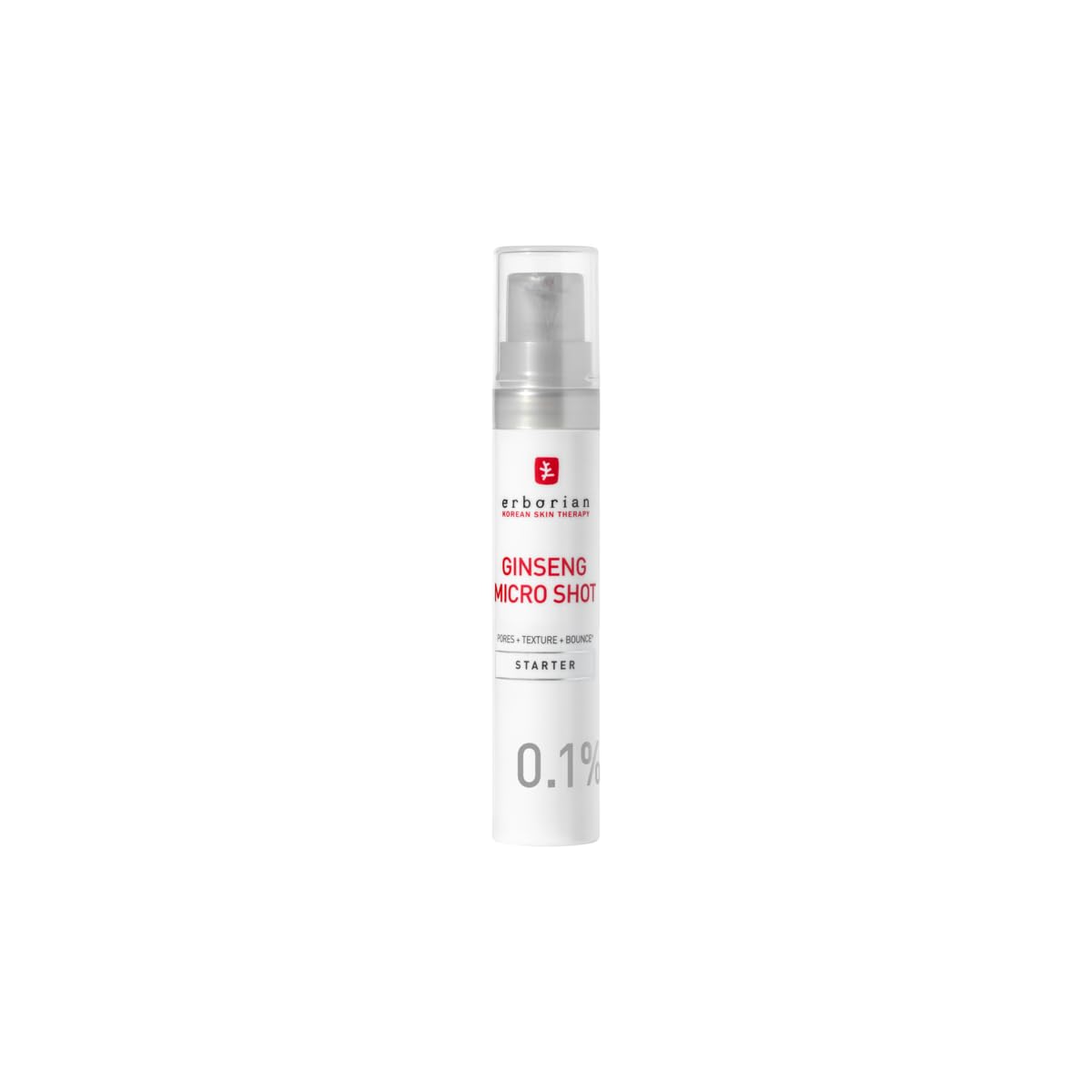 Erborian front packaging showing travel-size tube and brand clarity benefit