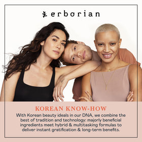 Erborian Ginseng Super Serum on bathroom vanity styled for daily skincare routine
