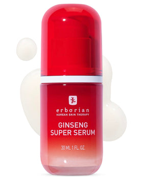 Erborian Ginseng Super Serum front view showing sleek packaging and premium finish