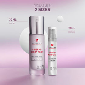 Erborian being applied to face of model to show visible texture refining benefit