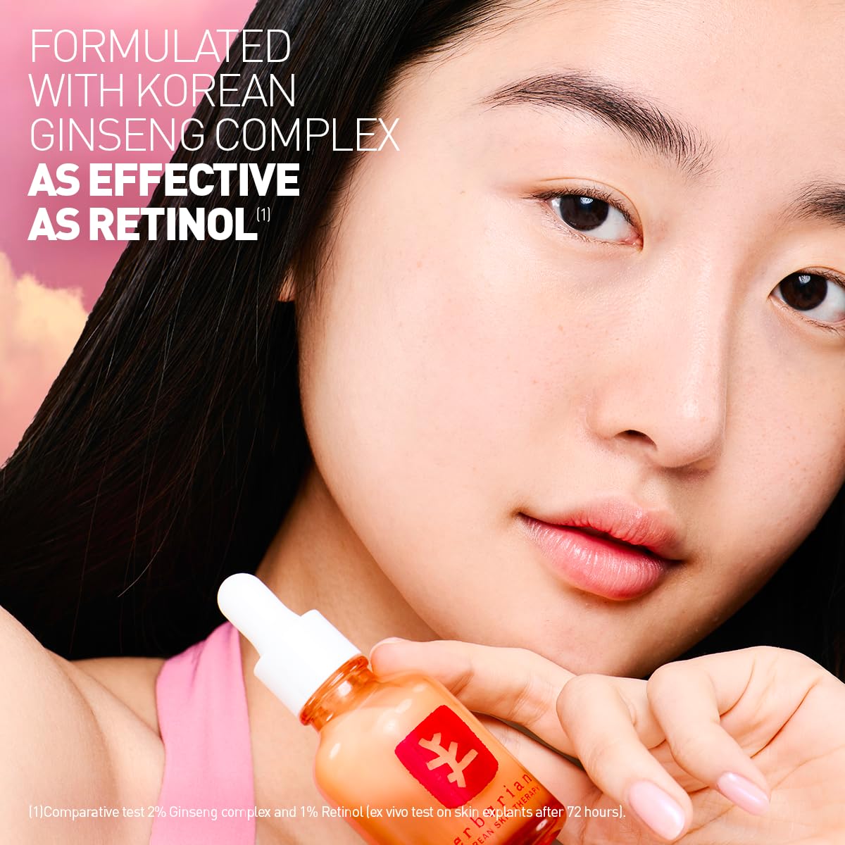 Erborian in a nighttime bathroom routine promoting restful repair