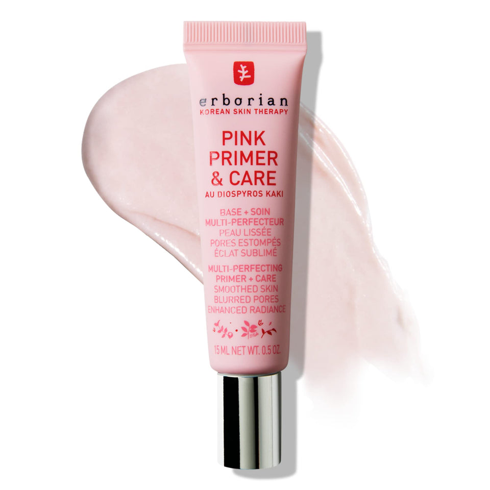 Erborian pink primer front jar showing compact packaging and brand clarity