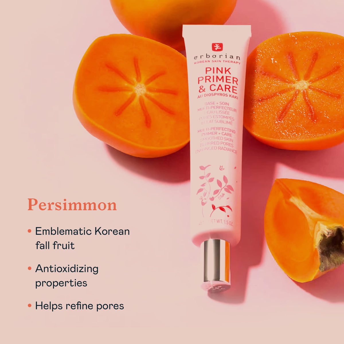 Erborian open balm top view revealing rosy cream and nourishing feel