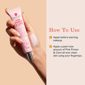 Erborian primer next to coin showing 0.5 fl oz size and travel convenience