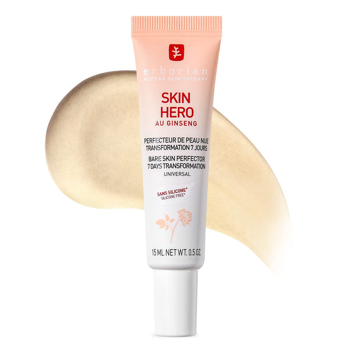 Erborian Skin Hero front jar showing sleek packaging and brand clarity