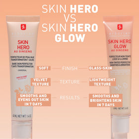 Erborian Skin Hero 1.4 oz size comparison showing compact tube for travel convenience