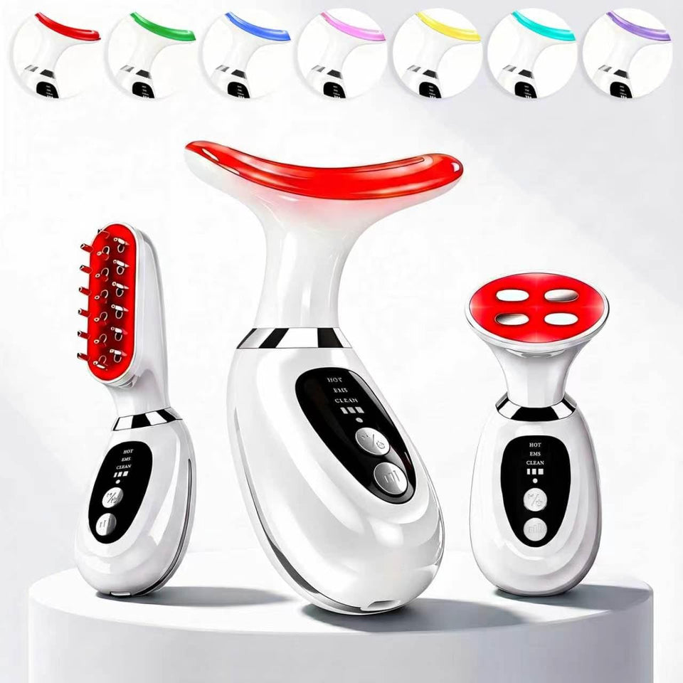 erdnretl handheld massager front view showing sleek design and portability