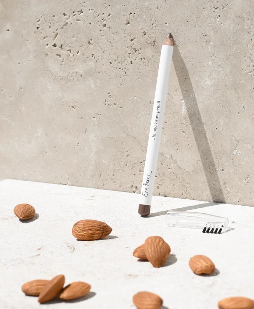 Ere Perez product and ingredient flatlay featuring almond and coconut oils nourishment