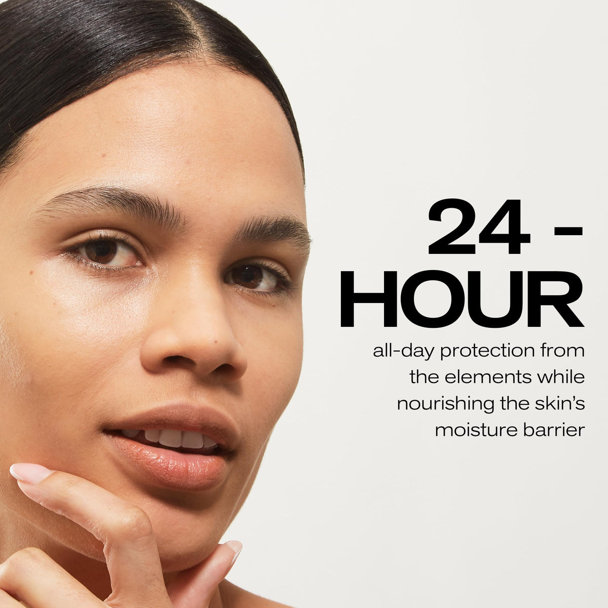 Erno Laszlo cream on fingers ready to apply with easy spreadability and nourishing feel