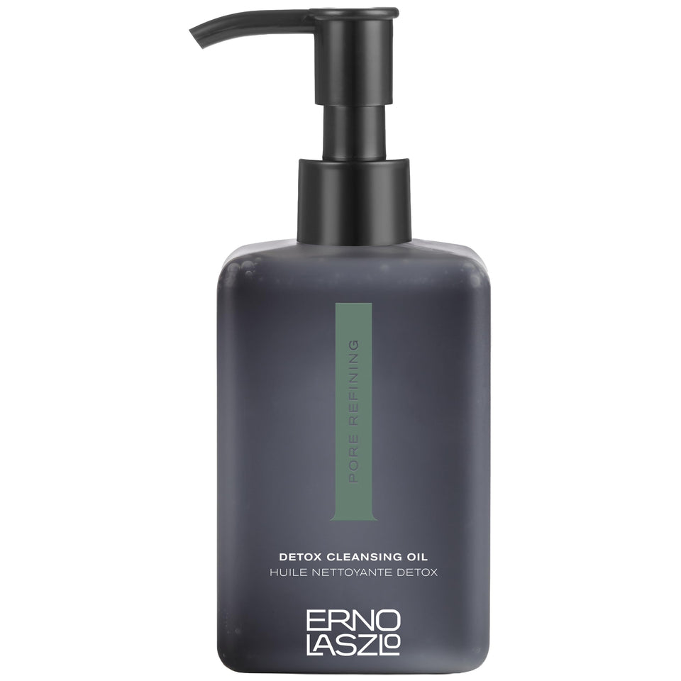 Erno Laszlo front bottle showing label and cleanser benefits
