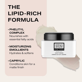 Erno Laszlo applying cream to hand demonstrating easy absorption benefit