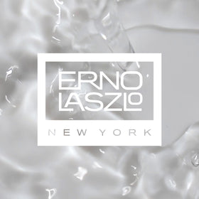 Size comparison showing 6.8 fl oz Erno Laszlo bottle for value and portability