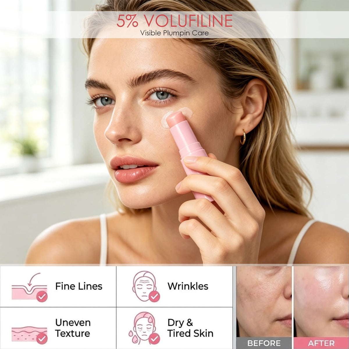 ERRECI balm tucked inside a handbag illustrating portable skincare and on-the-go radiance