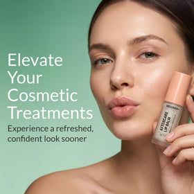 Escentile lifestyle vanity scene showing product in daily aftercare routine