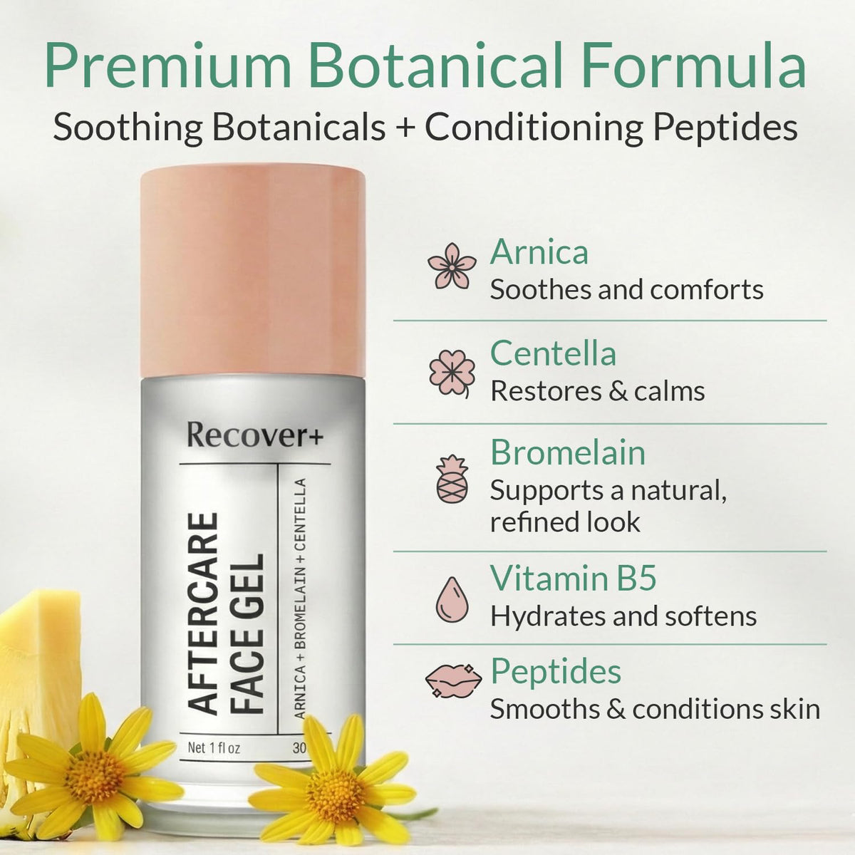 Escentile gel texture on fingertip demonstrating lightweight absorption and comfort