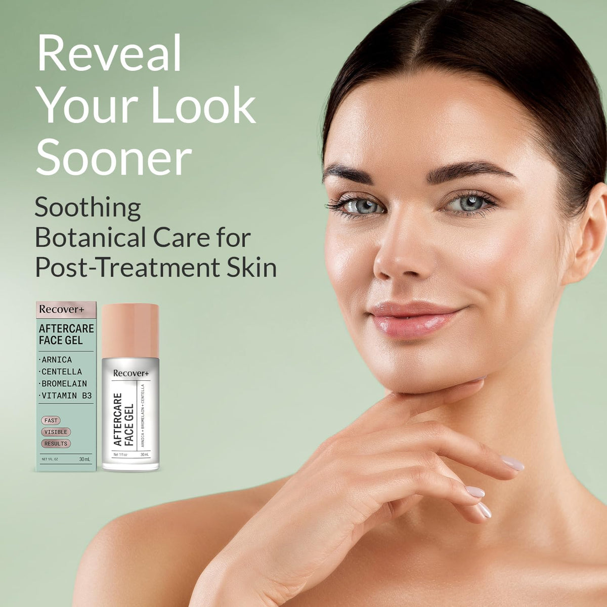 Escentile label and cap close-up highlighting formulation details and quality