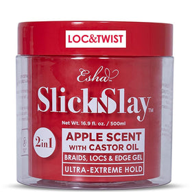 Esha Slick N Slay front jar showing label and size for confident purchase