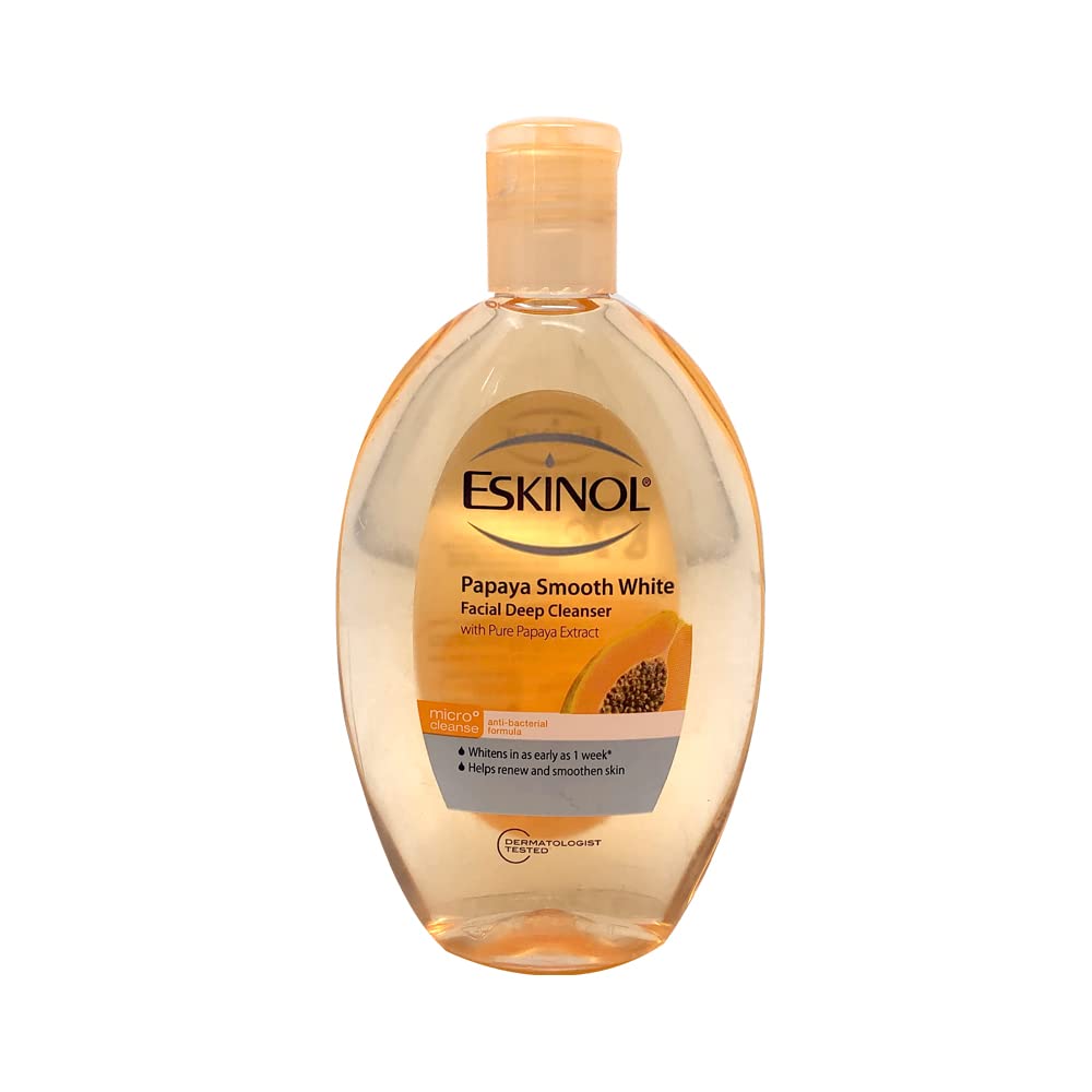 Eskinol creamy papaya texture closeup highlighting smooth hydrative lather