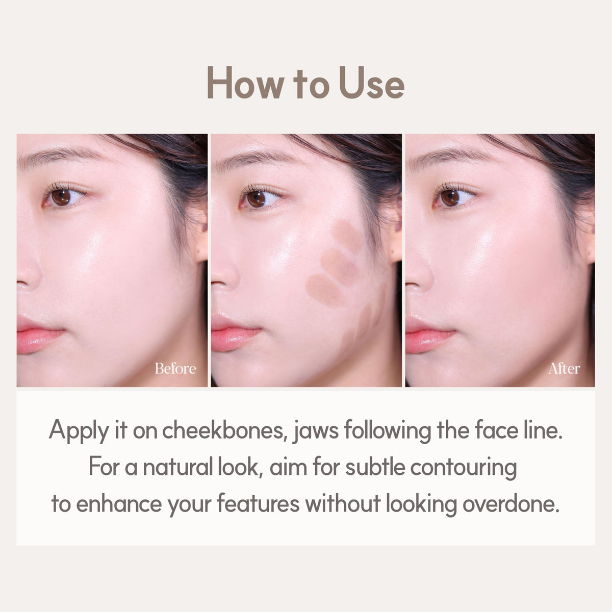 Espoir label close-up revealing shade and ingredient callout benefit