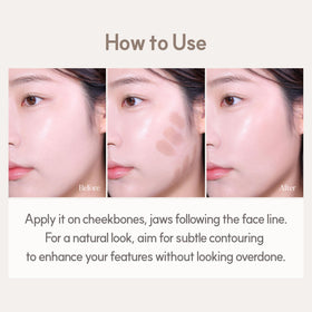 Espoir label close-up revealing shade and ingredient callout benefit